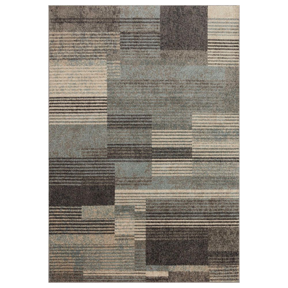 Loloi II Bowery 2'3" x 4' Storm and Taupe Area Rug, , large
