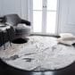 Safavieh Cyrus Shag CYR121G 7"9" Round Grey and Beige Area Rug, , large