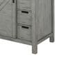 Lexora Home Marsyas 48" Single Bathroom Vanity in Ash Grey with 2 cm White Cultured Marble Top and Rectangular Sink, , large