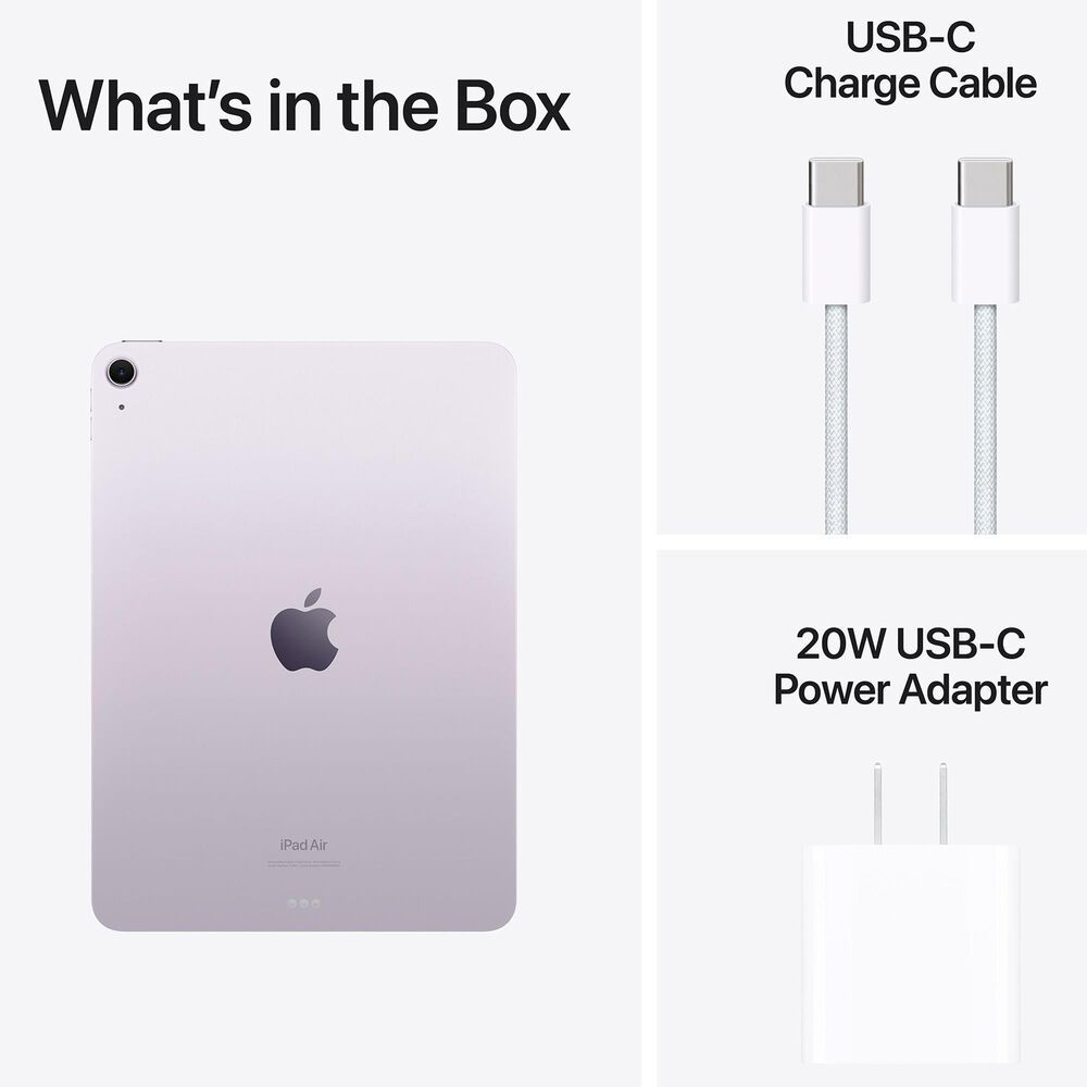 Apple iPad Air 11-Inch M2 chip with Wi-Fi only - 128GB in Purple, , large