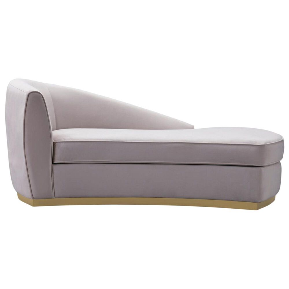 Tov Furniture Adele Chaise in Blush Nebraska Furniture Mart