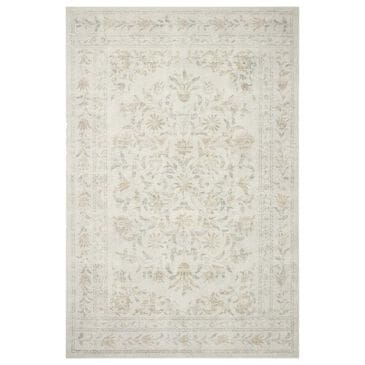 Rifle Paper Co. x Loloi Courtyard 5" x 7"6" Lily Yellow and Multicolor Area Rug, , large