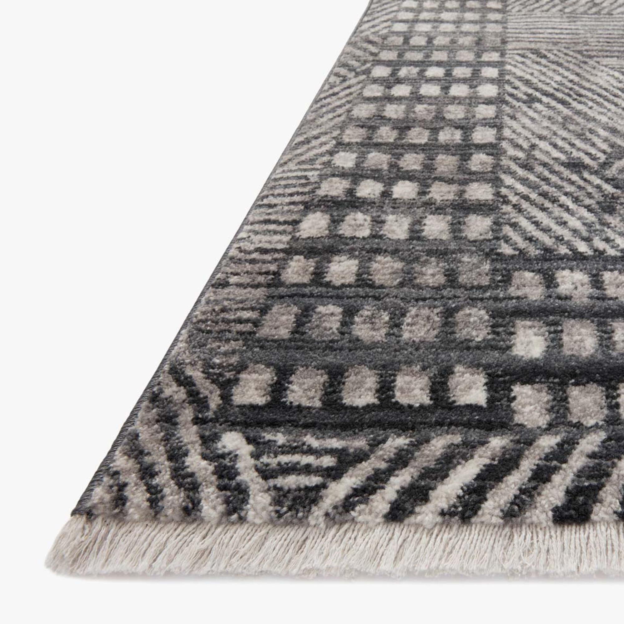 Gray Melrose Bath Rug 