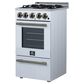 Forno Lamazze 20" Freestanding Gas Range in White, , large