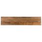Hooker Furniture Swirl Door 86" Entertainment Console in Brass Foil and Medium Natural, , large