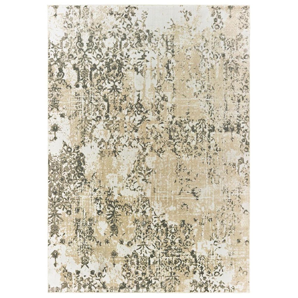 Oriental Weavers Bowen 2067W 3&#39;10&quot; x 5&#39;5&quot; Grey Area Rug, , large