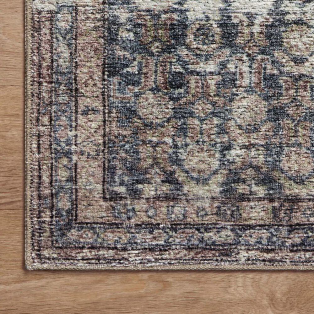 Amber Lewis x Loloi Billie 2&#39;3&quot; x 3&#39;9&quot; Ocean and Brick Area Rug, , large
