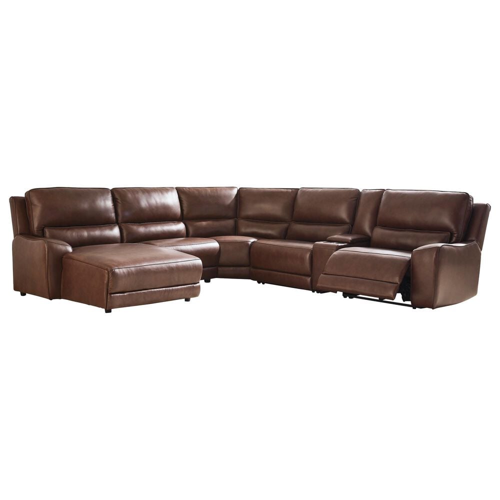 Ashley DeepWakes 6-Piece Power Left-Facing Reclining Sectional with Chaise in Canyon, , large