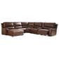 Ashley DeepWakes 6-Piece Power Left-Facing Reclining Sectional with Chaise in Canyon, , large