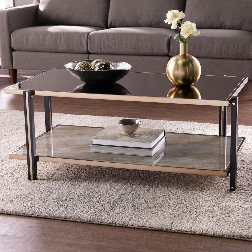 Southern Enterprises Thornsett Coffee Table in Champagne, , large