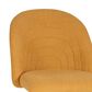 Linon Home Decor Skyla Swivel Office Chair in Yellow, , large
