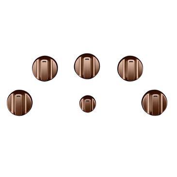 Cafe Electric Cooktop Knob in Brushed Copper, , large