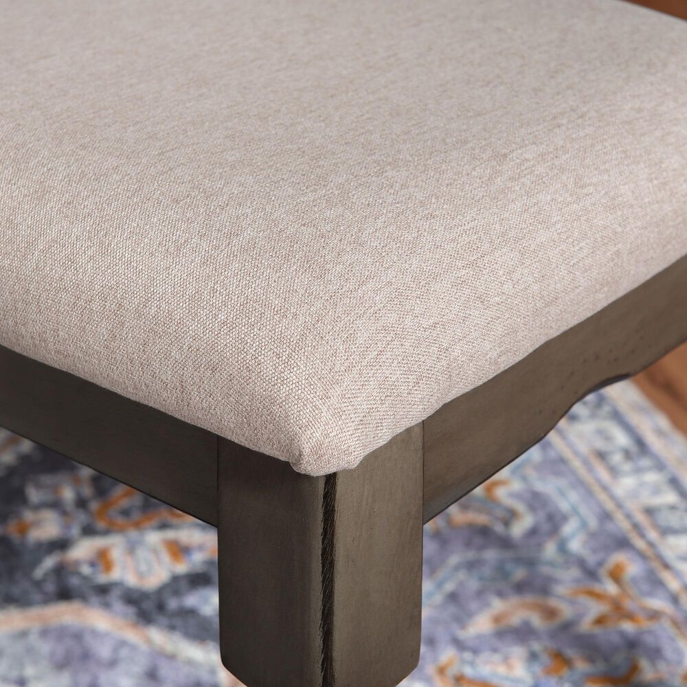 Linon Home Decor Willow Side Chair in Dark Grey, , large