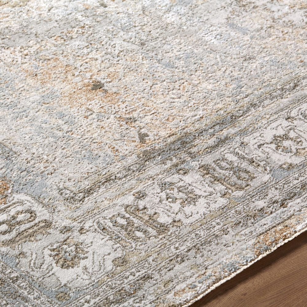 Surya Brunswick Cream, Medium Brown, Light Gray, Light Brown, Charcoal and Mustard 2&#39;7&quot; x 7&#39;3&quot; Runner, , large