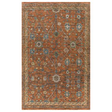 Surya Carpet, Inc. Reign 2"6" x 10" Dark Brown, Black, Beige, Dusty Pink, Blue and Medium Green Runner, , large