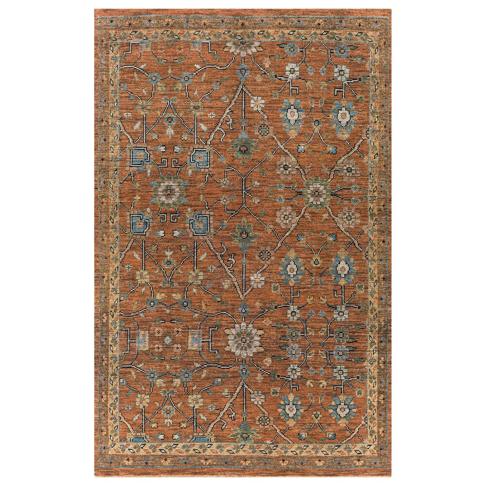 Surya Reign 2"6" x 10" Dark Brown, Black, Beige, Dusty Pink, Blue and Medium Green Runner, , large