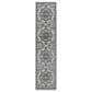 Amer Rugs Alexandria 2" x 6" Ivory and Stone Gray Runner, , large