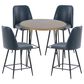 Waltham Brennan and Maddox 5-Piece Counter Dining Set in Black and Golden Brown, , large