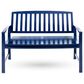 Hearth and Haven Loja Patio Bench in Blue, , large