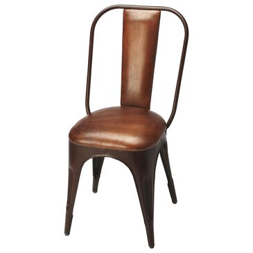 Butler Industrial Chic Riggins Side Chair in Antique Copper, , large