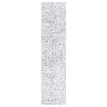 Safavieh August Shag 2" x 8" Light Grey Runner, , large