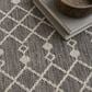 Nourison Positano Southwestern Charcoal 8" x 10" Indoor/Outdoor Area Rug, , large