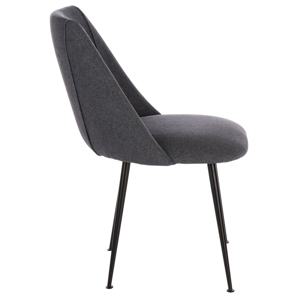 Safavieh Foster Dining Chair in Navy /Black, , large