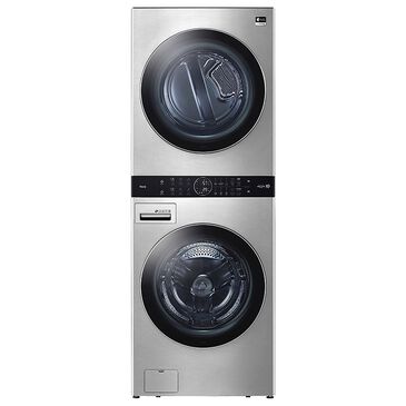 LG WashTower 5.0 Cu. Ft. Washer and 7.4 Cu. Ft. Gas Dryer in Noble Steel, , large