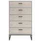 Ashley Socalle 5-Drawer Chest in Light Natural, , large