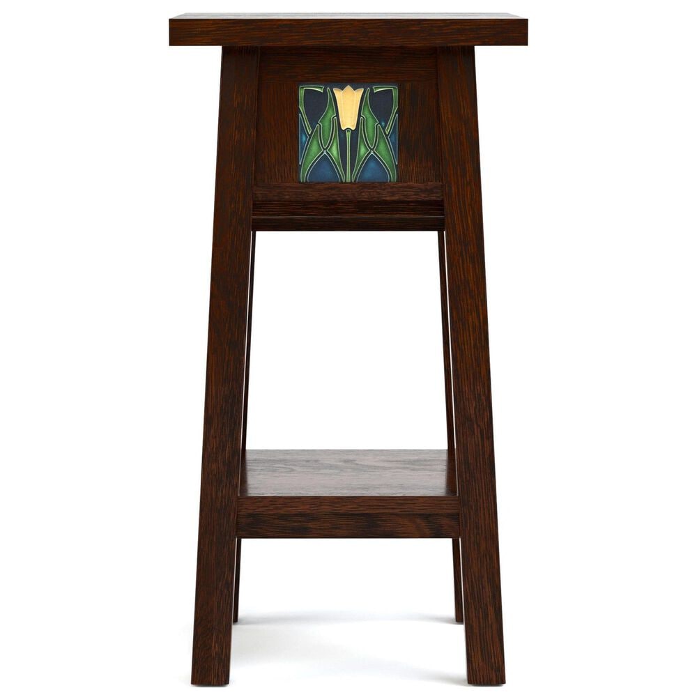 Stickley Furniture Floral Tile 24&quot; Plant Stand in Centennial, , large