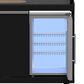 Forno All"Aperto 3-Piece Outdoor Kitchen Grill Set with Bar and Beverage Center in Black, , large