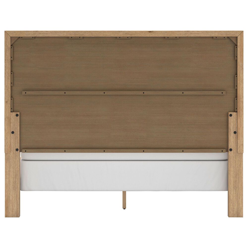 Ashley Galliden California King Panel Bed in Light Brown, , large