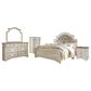 Ashley Realyn 5-Piece King Bedroom Set in Chipped White and Distressed, , large