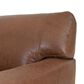 Softline Leather Stationary Sofa in Splendor Chestnut, , large
