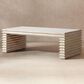 Jennifer Taylor Home Veda Coffee Table in Whitewashed Natural, , large