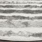 Safavieh Adirondack ADR126N 4" Round Ivory and Charcoal Area Rug, , large