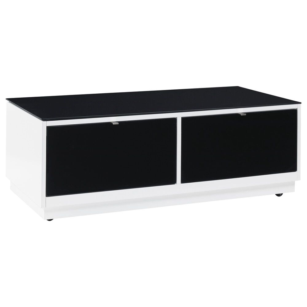 Gardoni Coffee Table - White/Black Gardoni Coffee Table - White/Black