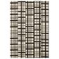Chris Loves Julia x Loloi Polly 3"6" x 5"6" Black and Ivory, , large