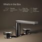 Kohler Composed Widespread Bathroom Sink Faucet with Cross handles in Vibrant Titanium, , large