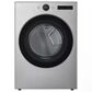 LG 5 Cu. Ft. Front Load Washer and 7.4 Cu. Ft. Smart Front Load Gas Dryer Laundry Pair in Graphite Steel, , large