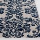 Central Oriental Terrace Tropic Sea Isle 7"10" x 9"10" Snow and Sapphire Area Rug, , large