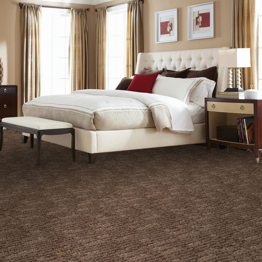 Mohawk Sculptured Touch II Carpet in Mahogany Stain, , large