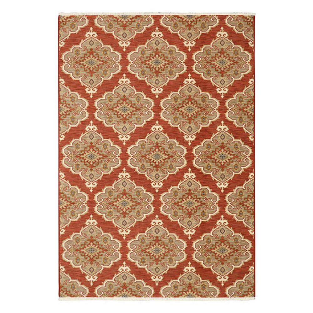 Karastan Manifesto Cadenza 38861 3'5" x 5'5" Rosewood Area Rug , , large
