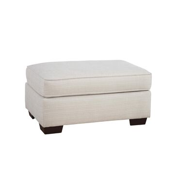 Northwestern Mallory Ottoman in Chalk, , large