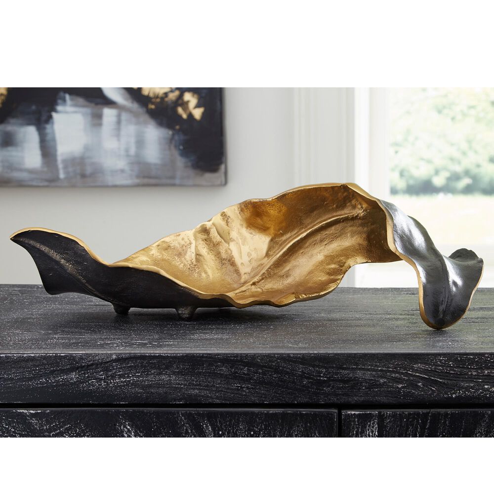 Ashley Melinda Sculpture in Black and Gold, , large