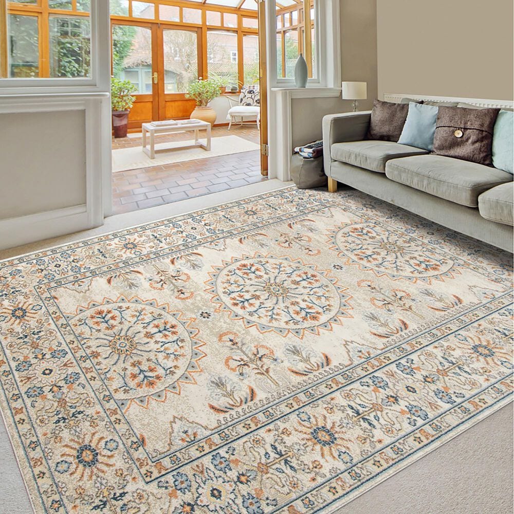 Amer Rugs Bohemian BHM-8 5&#39;1&quot; x 7&#39;6&quot; Beige Area Performance Rug, , large