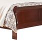 Ashley Alisdair Queen Sleigh Bed in Dark Brown, , large