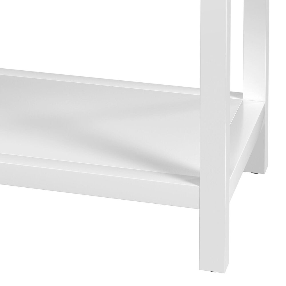 Butler Specialty Company Nora 1-Drawer 30" Nightstand in Smooth White, , large