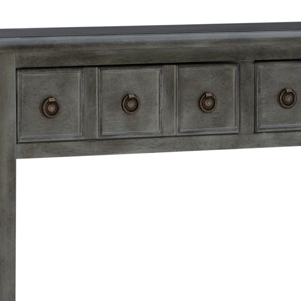 Linon Home Decor Sadie Console Table in Distressed Dark Grey, , large