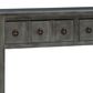 Linon Home Decor Sadie Console Table in Distressed Dark Grey, , large